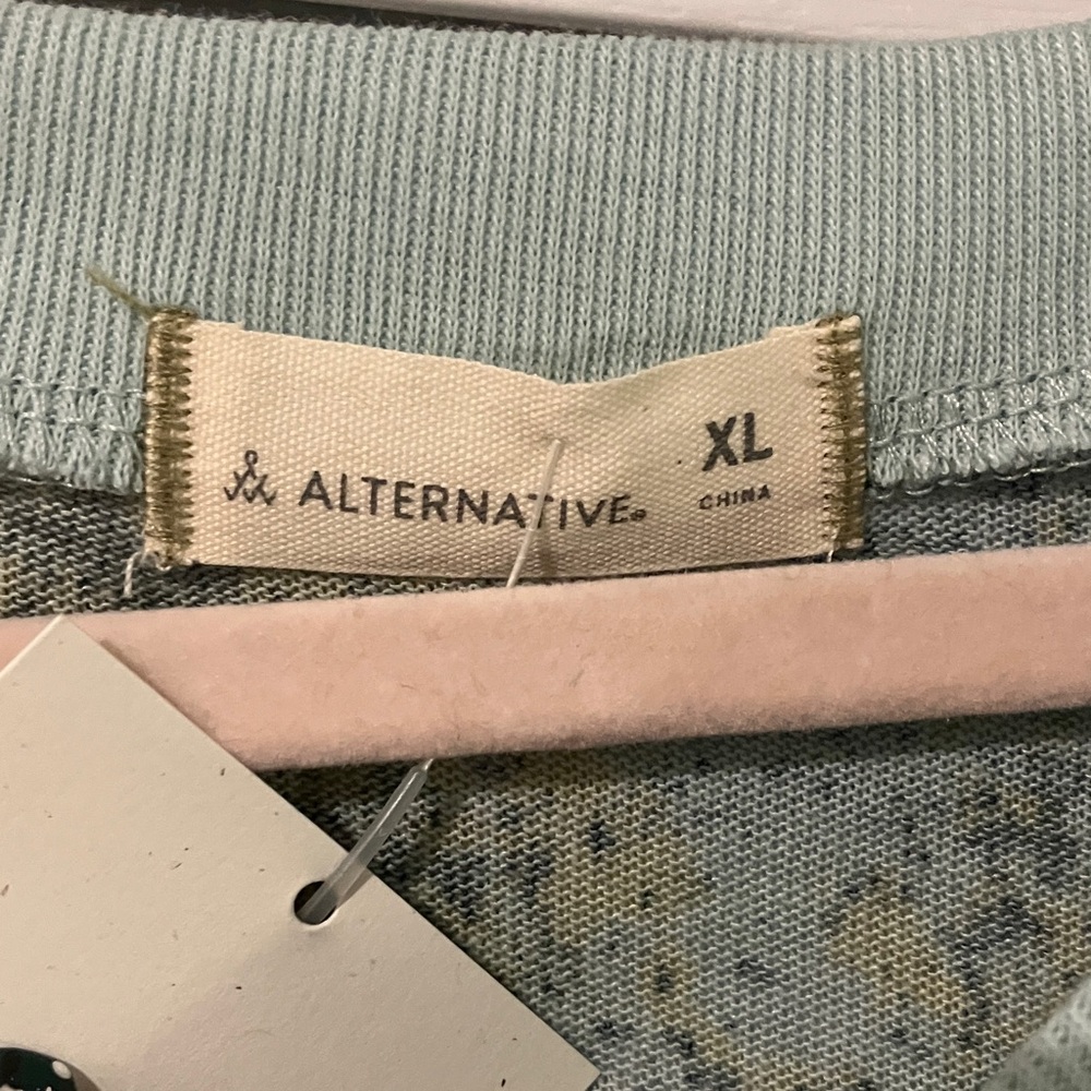 Alternative Blue and Yellow Long Sleeve Top - Picture 6 of 7
